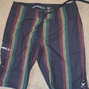 O’Neill men’s Rasta board shorts